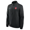 Nike Men's College Club Fleece (winston-salem State University) 1/4 Zip Top In Black