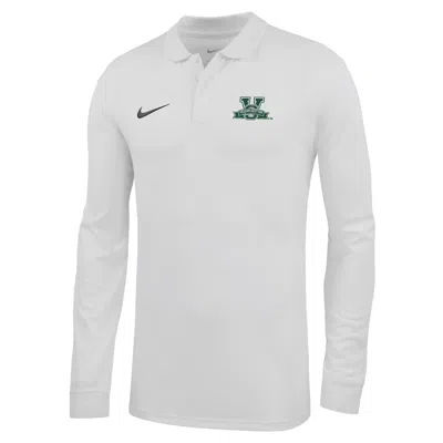 Nike Men's College (mississippi Valley State University) Dri-fit Long-sleeve Polo In White