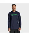 Nike College Navy Seattle Seahawks Sideline Pure Fury Performance Long Sleeve Hoodie T-shirt In Blue