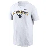 Nike Men's White West Virginia Mountaineers Blitz 2-hit T-shirt In White