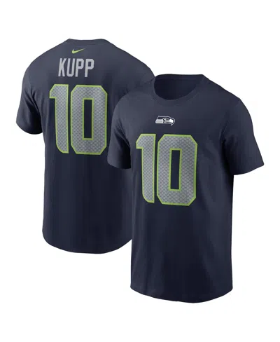 Nike Men's Cooper Kupp College Navy Seattle Seahawks Player Name Number T-shirt
