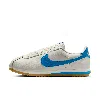 Nike Cortez Leather Trainers White In White