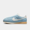 Nike Men's Cortez Se Suede Casual Shoes In Psychic Blue/monarch/muslin/sail
