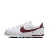 Nike Men's Cortez Leather Shoes In White