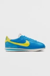 Nike Cortez Suede And Leather-trimmed Shell Sneakers In Blue