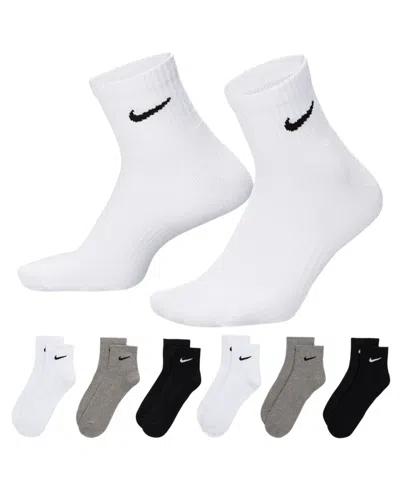 Nike Men's Cotton Quarter Socks 6-pack