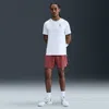 Nike Men's Court Advantage Dri-fit 6" Tennis Shorts In White