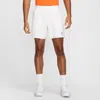 Nike Men's Court Advantage Dri-fit 6" Tennis Shorts In White