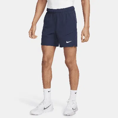 Nike Men's Court Advantage Dri-fit 7" Tennis Shorts In Blue