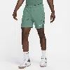 Nike Men's Court Advantage Dri-fit 7" Tennis Shorts In Green