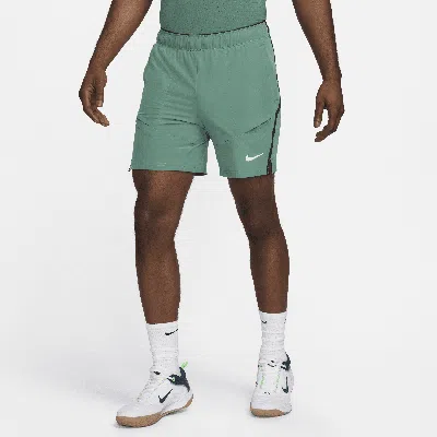 Nike Men's Court Advantage Dri-fit 7" Tennis Shorts In Green