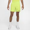 Nike Men's Court Advantage Dri-fit 7" Tennis Shorts In Green