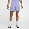 Nike Men's Court Advantage Dri-fit 7" Tennis Shorts In Purple