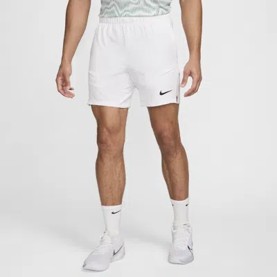 Nike Men's Court Advantage Dri-fit 7" Tennis Shorts In White