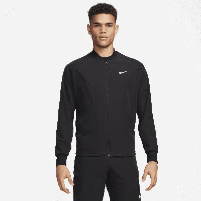Nike Men's Court Advantage Dri-fit Tennis Jacket In Black