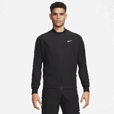 Nike Men's Essential Long-sleeve Hydroguard Swim Shirt In Black