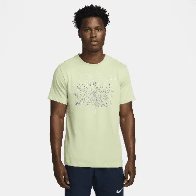 Nike Men's Court Dri-fit Tennis T-shirt In Green
