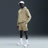 Nike Men's Court Heritage Dri-fit Fleece Tennis Shorts In Neutral
