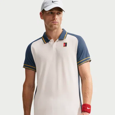 Nike Men's Court Heritage Tennis Polo In White