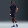 Nike Men's Court Slam Dri-fit 6" Tennis Shorts In Blue