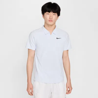 Nike Men's Court Slam Dri-fit Adv Tennis Polo In Grey