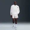 Nike Men's Court Slam Dri-fit Tennis Shorts In White