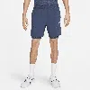 Nike Men's Court Slam Dri-fit Tennis Shorts In Blue
