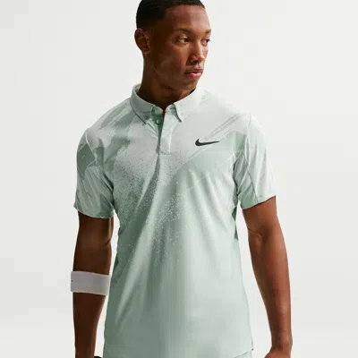 Nike Men's Court Slam Dri-fit Adv Tennis Polo In Green