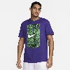 Nike Men's Court Tennis T-shirt In Purple