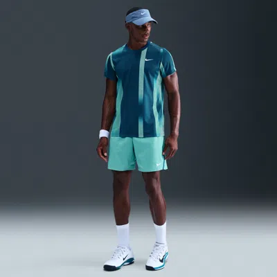 Nike Men's Court Victory Dri-fit 7" Tennis Shorts In Blue