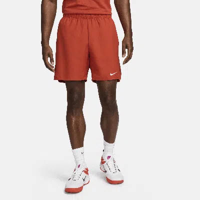 Nike Men's Court Victory Dri-fit 7" Tennis Shorts In Orange