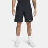 Nike Dri-fit 9 Solid Color Woven Training Sports Shorts Black