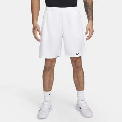Nike Men's Court Victory Dri-fit 9" Tennis Shorts In White