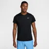 Nike Superset Top Ss Training Sports Breathable Round Neck Short Sleeve Black
