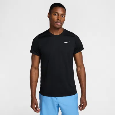 Nike Men's Court Victory Dri-fit Tennis Top In Black