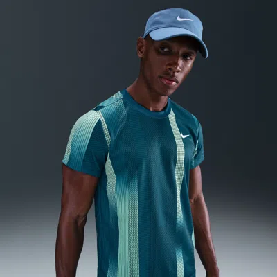 Nike Men's Court Victory Dri-fit Tennis Top In Blue