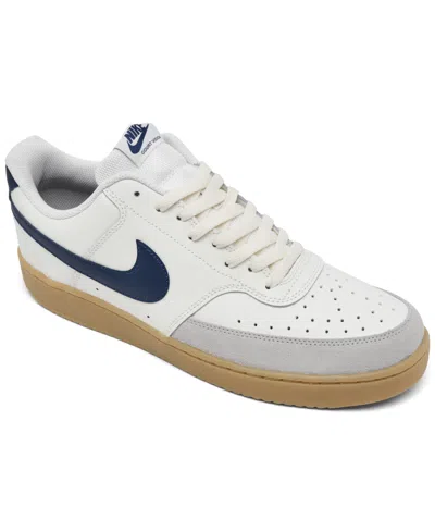 Nike Men's Court Vision Low Casual Sneakers From Finish Line In Multi