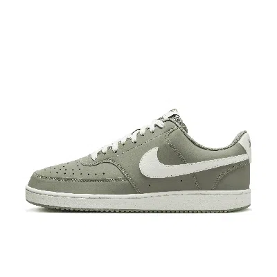 Nike Men's Court Vision Low Premium Shoes In Green