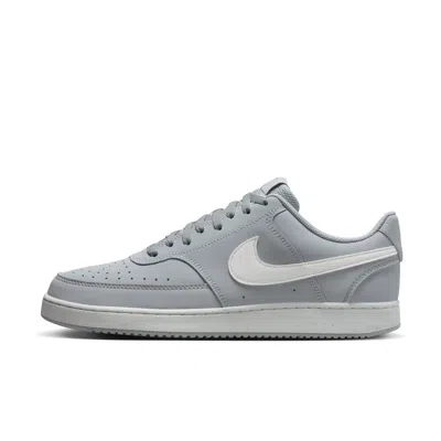 Nike Men's Court Vision Low Shoes In Gray
