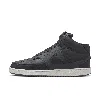 Nike Men's Court Vision Mid Next Nature Casual Sneakers From Finish Line In Dark Smoke Grey/off Noir/racer Blue/black