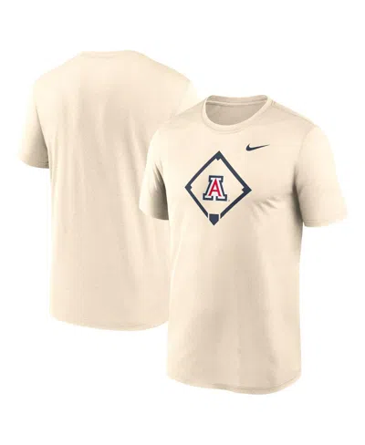 NIKE MEN'S CREAM ARIZONA WILDCATS LEGEND BASEBALL ICON PERFORMANCE T-SHIRT
