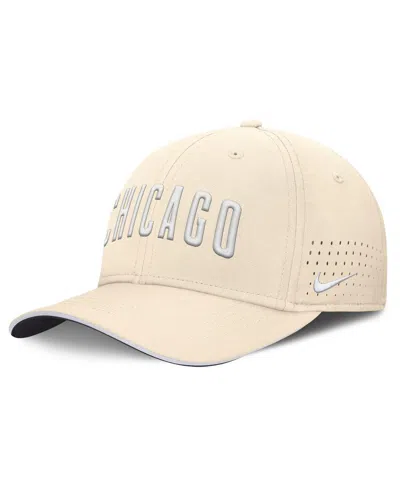 Nike Men's Cream Chicago Cubs Rise Performance Flex Hat In White