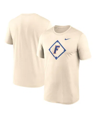 NIKE MEN'S CREAM FLORIDA GATORS LEGEND BASEBALL ICON PERFORMANCE T-SHIRT