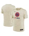 Nike Men's Cream Los Angeles Angels 2025 City Connect Authentic Collection Velocity Performance T-shirt In Gold
