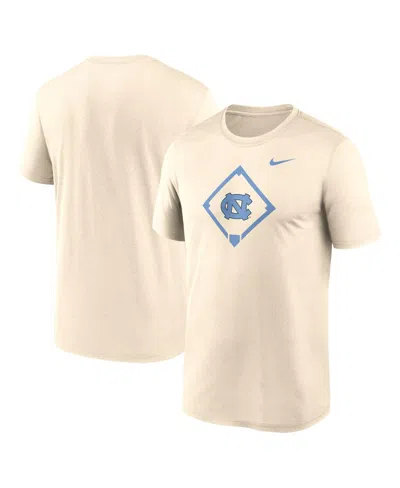 NIKE MEN'S CREAM NORTH CAROLINA TAR HEELS LEGEND BASEBALL ICON PERFORMANCE T-SHIRT