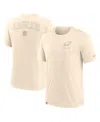 Nike Cream Philadelphia Eagles Glory Tri-blend T-shirt In Brown