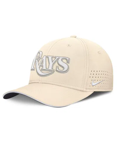 Nike Men's Cream Tampa Bay Rays Rise Performance Flex Hat In White
