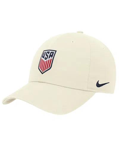 Nike Men's Cream Usmnt Club Adjustable Hat In White