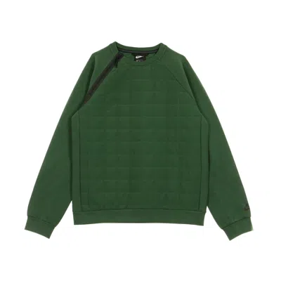 Nike Men's Crew Neck Lightweight Sweatshirt Pe Crew Winter In Galactic Jade/black