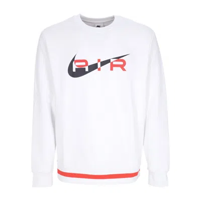 Nike Men's Crewneck Sweatshirt Air Crew Fleece Bb Summit White